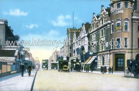 High Road, Kilburn, London. c.1906